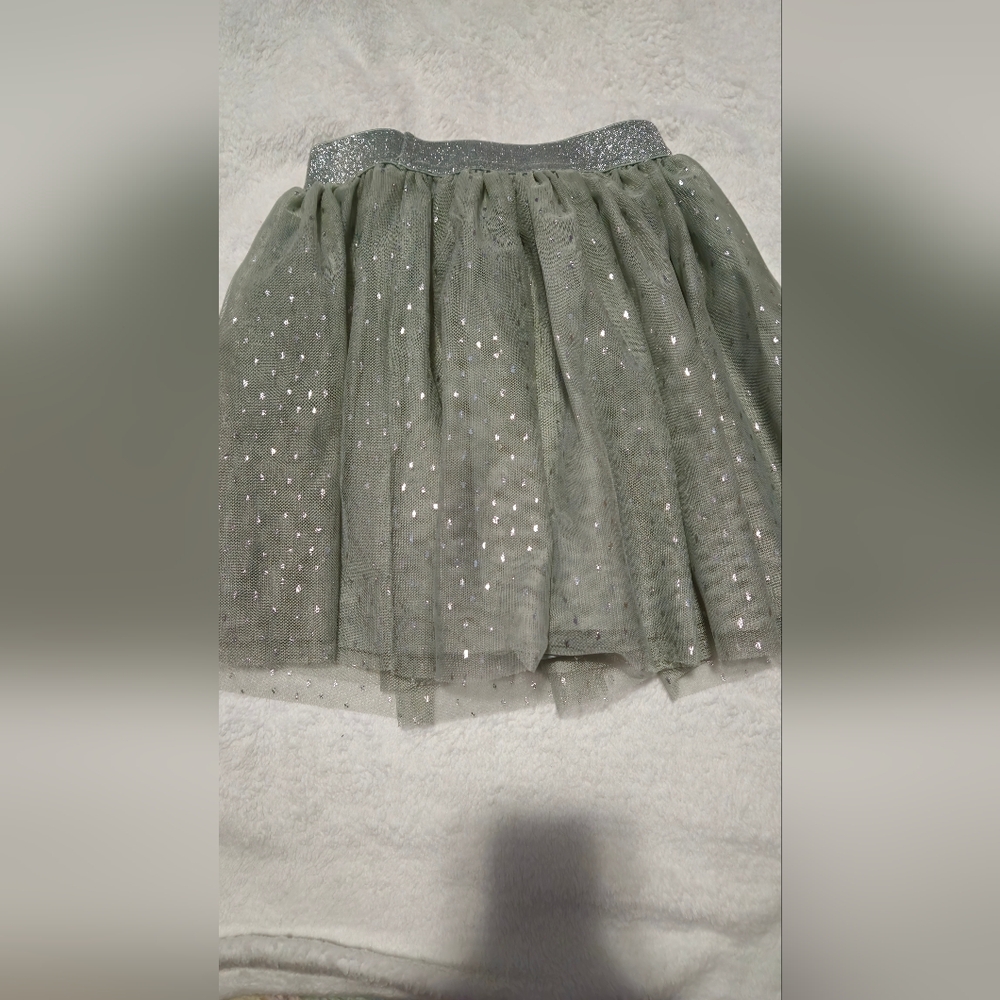 Green/Silver H&M tutu size 5t/6